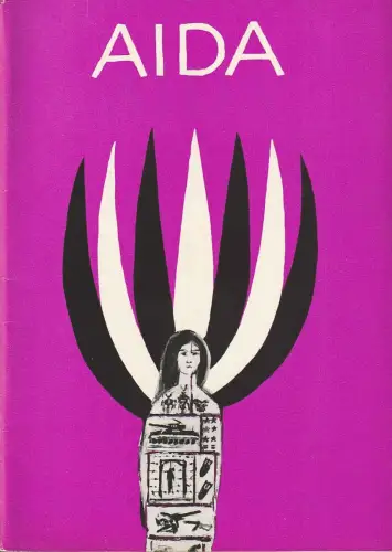 Komische Oper, Stephan Stompor, Dietrich Kaufmann, Arwid Lagenpusch ( Fotos ): Programmheft Giuseppe Verdi AIDA 27. Oktober 1971. 