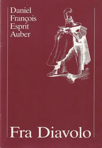 Bühnen der Stadt Bielefeld, Heiner Bruns, Marion Grundmann: Programmheft Auber / Scribe Frau DIAVOLO Premiere 3. Juni 1989  Spielzeit 1989 / 90 Heft 4. 