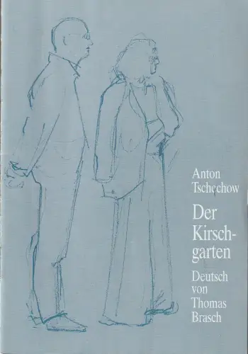 Bühnen der Stadt Bielefeld, Heiner Bruns, Alexander Gruber, Kristina Redeker ( Zeichnungen ): Programmheft Anton Tschechow DER KIRSCHGARTEN Premiere 31. März 1989 Spielzeit 1988 / 89 Heft 19. 