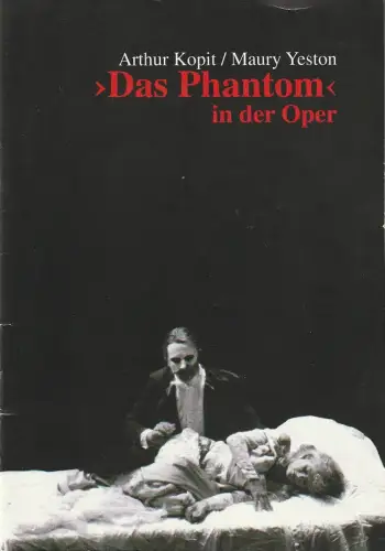 Bühnen der Stadt Bielefeld, Heiner Bruns, Alexander Gruber: Programmheft DAS PHANTOM IN DER OPER Musical Premiere 25. August 1996 Spielzeit 1996 / 97. 