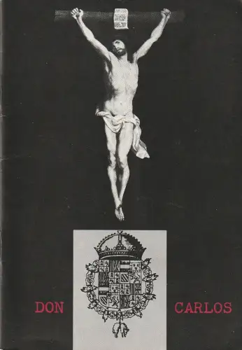 Bühnen der Stadt Bielefeld, Heiner Bruns, Martin Griesemer: Programmheft Giuseppe Verdi DON CARLOS Bühnen der Stadt Bielefeld 1983. 