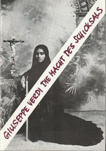 Bühnen der Stadt Bielefeld, Heiner Bruns, Martin Griesemer, Renate Ackermann, Anna Viebrock: Programmheft Giuseppe Verdi DIE MACHT DES SCHICKSALS Premiere 14. September 1985 Spielzeit 1985 / 86 Heft 3. 