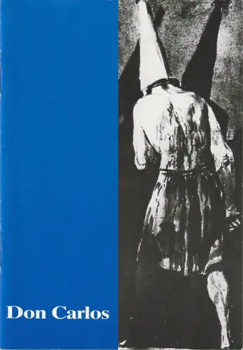 Bühnen der Stadt Bielefeld, Heiner Bruns, Alexander Gruber, Katja Reinemann: Programmheft Friedrich Schiller DON CARLOS Premiere 29. März 1986 Spielzeit 1985 / 86 Heft 19. 