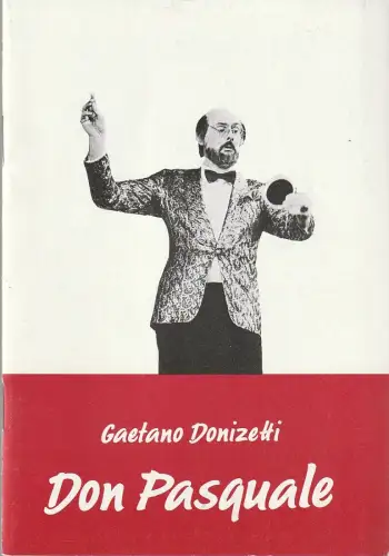 Bühnen der Stadt Bielefeld, Heiner Bruns, Martin Griesemer, Fritz Stockmeier ( Fotos ): Programmheft Gaetano Donizetti DON PASQUALE Theater Bielefeld 1986. 