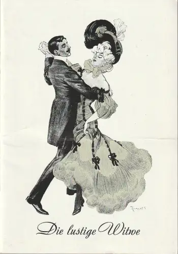 Bühnen der Stadt Bielefeld, Heiner Bruns, Alexander Gruber: Programmheft Franz Lehar DIE LUSTIGE WITWE Premiere 15. September 1984 Spielzeit 1984 / 85 Heft 3. 