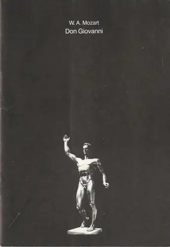 Bühnen der Stadt Bielefeld, Heiner Bruns, Martin Griesemer: Programmheft Wolfgang Amadeus Mozart DON GIOVANNI Theater Bielefeld 1982. 