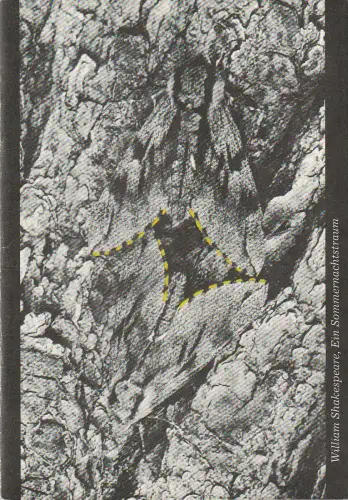 Bühnen der Stadt Bielefeld, Heiner Bruns, Alexander Gruber: Programmheft William Shakespeare EIN SOMMERNACHTSTRAUM Theater Bielefeld 1982. 