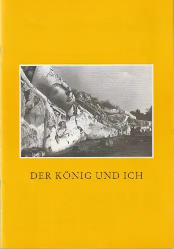 Bühnen der Stadt Bielefeld, Heiner Bruns, Bernhard Helmich: Programmheft Richard Rogers DER KÖNIG UND ICH Theater Bielefeld 1995. 