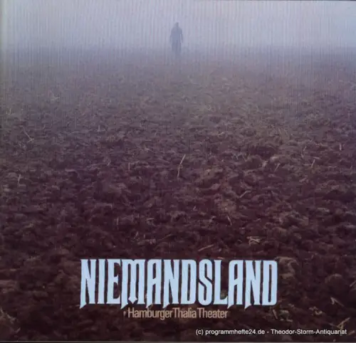 Hamburger Thalia Theater, Boy Gobert, Matthies Holger ( Grafik ), Hübner Alfred: Programmheft Niemandsland ( No Man´s Land ) von Harold Pinter. Deutschsprachige Erstaufführung 29. November 1975. Spielzeit 1975 / 76. 