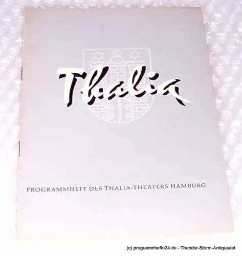 Thalia Theater Hamburg, Willy Maertens, Dambek Albert, Kayser Conrad: Programmheft Ehekarussel ( The Marriage-Go-Round ) Komödie von Leslie Stevens. Deutschsprachige Erstaufführung. 115. Spielzeit 1958 / 59 Heft 9. 