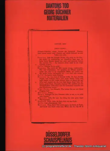 Düsseldorfer Schauspielhaus, Neue Schauspiel GmbH, Volker Canaris, Rühle Ursula: Programmheft Spielzeit 1989 / 90. 