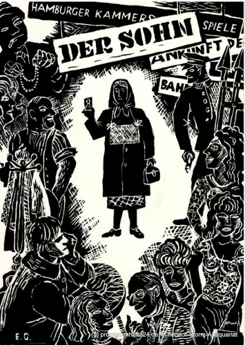 Hamburger Kammerspiele, Ilse Höger: Programmheft Hamburger Erstaufführung Der Sohn. Ein Stück von Gert Hoffmann. Blätter der Hamburger Kammerspiele 3. Heft der Spielzeit 1965 / 66. 