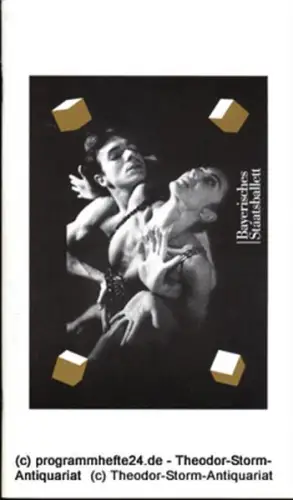 Bayerisches Staatsballett, Ivan Liska, Bettina Wagner-Bergelt: Programmheft zu den Balletten von George Balanchine, William Forsythe, Jose Limon und Jean Grand-Maitre. Apollo - Chaconne - Artifact II - The Unsung - Ecclesia. 2. Dezember 1998. 