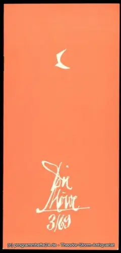 Die Möwe, Zentraler Klub der Gewerkschaft Kunst, Wolf Kaiser, Raimund Wölbing: Programmheft Die Möwe 3 / 69. 