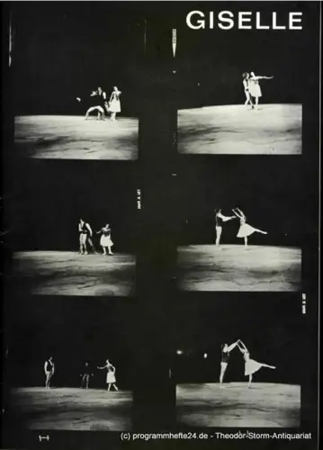 Bühnen der Landeshauptstadt Kiel, Joachim Klaiber, Mario Krüger: Programmheft GISELLE. Ballet phantastique von Saint-Georges, Gautier, Coralli. Kieler Erstaufführung 30. Dezember 1970. Spielzeit 1970 / 71 Heft 12. 