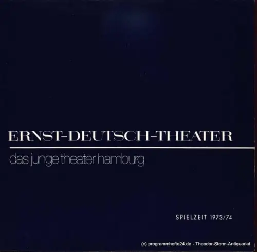 Leonard Hugh, Spier Wolfgang, Simmon Henry E: Programmheft Hotel zum guten Ton. Das junge Theater Hamburg. Premiere 16. Mai 1974. 