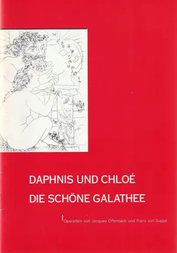 Südostbayerisches Städtetheater Landshut-Passau-Straubing, Stefan Tilch, Brigitta Franzen: Programmheft Jacques Offenbach DAPHNIS UND CHLOE / Franz von Suppe DIE SCHÖNE GALATHEE Premiere 27.09. 2003 Spielzeit 2003 / 2004. 