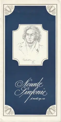 FDGB-Bezirksvorstand Dresden, Dieter Härtwig, Renate Schulz, Erich Höhne (Foto ): Programmheft Ludwig van Beethoven NEUNTE SINFONIE  27. Juni 1976 Dresdner Zwinger  16. Arbeiterfestspiele der DDR 1976. 