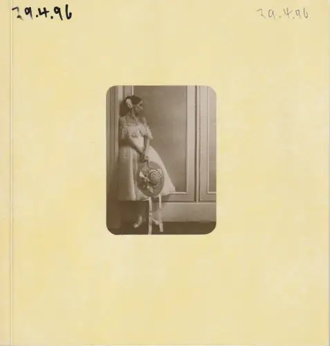 Hamburgische Staatsoper, Barbara Hering, John Neumeier, Ingeborg Bernerth: Programmheft BALLETT Frederic Chopin / John Neumeier DIE KAMELIENDAME Wiederaufnahme 26. Oktober 1994. 