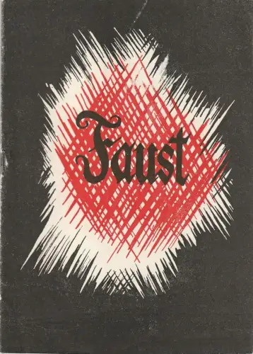 Panstowa Opera we Wroclawiu: Programmheft Charles Gounod FAUST Premiera 29 / 30 Wrzesnia 1956. 