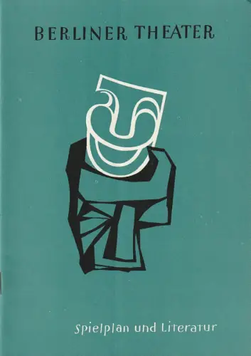 Senator für Volksbildung, Urban Dora, Lehmann Lothar: SPIELPLAN BERLINER THEATER 1960 / 61. 