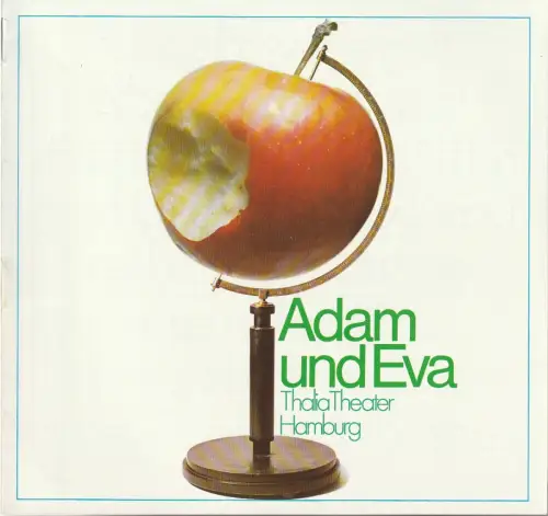 Hamburger Thalia Theater, Boy Gobert, Hanno Lunin,  Peter Müller-Buchow, Holger Matthies: Programmheft Peter Hacks ADAM UND EVA Hamburger Thalia Theater 1973. 