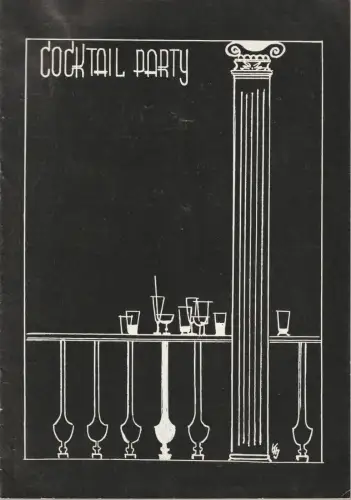 Hamburger Kammerspiele, Wilhelm  Allgayer, Karl-Hermann Joksch: Programmheft Thomas Stearns Eliot DIE COCKTAIL PARTY Blätter der Hamburger Kammerspiele Spielzeit 1964 / 65 Heft 2. 