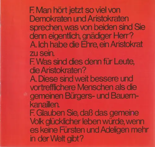 Thalia Theater Hamburg, Boy Gobert, Hanno Lunin, Peter Müller-Buchow, Hans Meyer Veden Probenfotos): Programmheft Heinar Kipphardt DIE SOLDATEN Thalia Theater Hamburg 1974. 