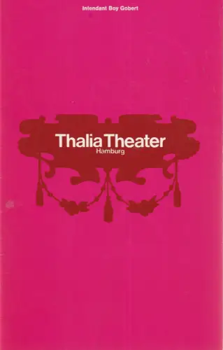 Thalia Theater Hamburg, Boy Gobert, Hannelore Gerber, Rosemarie Clausen ( Szenenfotos ): Programmheft Dieter Forte MARTIN LUTHER & THOMAS MÜNZER oder DIE EINFÜHRUNG DER BUCHHALTUNG Spielzeit 1970/71 Heft 8. 