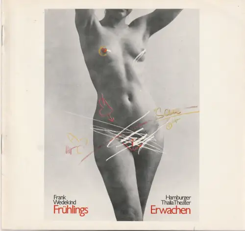 Thalia Theater Hamburg, Boy Gobert, Abrecht Goetze, Holger Matthies, Hans Meyer-Veden ( Probenfotos ): Programmheft Frank Wedekind FRÜHLINGS ERWACHEN Premiere 23. Dezember 1978 Spielzeit 1978/79. 