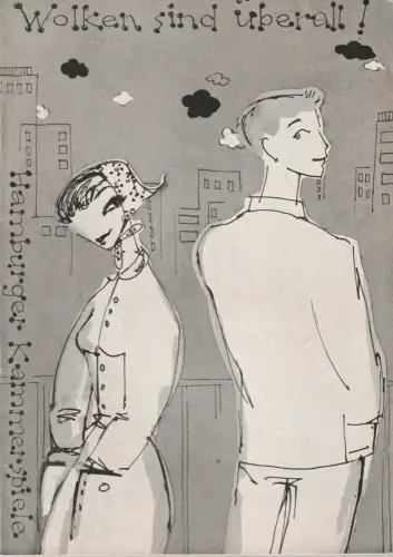 Hamburger Kammerspiele, Wilhelm Allgayer: Programmheft F. Hugh Herbert WOLKEN SIND ÜBERALL Spielzeit 1958 - 59 9. Heft. 