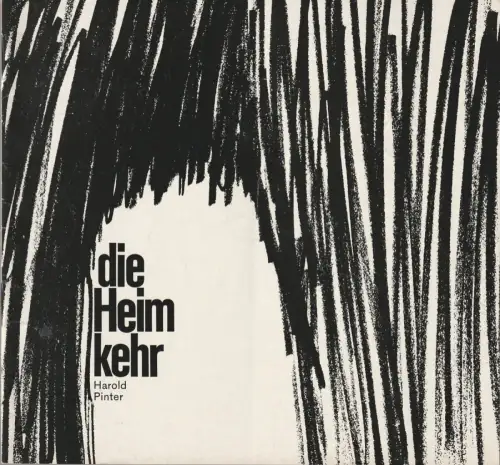 Deutsches Schauspielhaus in Hamburg, O. F. Schuh, Günther Petzold, Gerber Hannelore, Rosemarie Clausen (Szenenfotos): Programmheft Harold Pinter DIE HEIMKEHR Spielzeit 1967/68 Heft 5. 