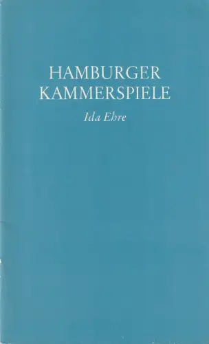 Hamburger Kammerspiele, Ida Ehre, Jan Aust: Programmheft Henry de Montherlant DER MAGISCHE WALD Premiere 24. September 1981 Blätter der Hamburger Kammerspiele Spielzeit 1981/82 Heft 2. 
