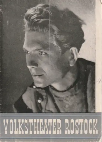 Volkstheater Rostock, Anselm Perten, Roma Rumland-Brunn: Programmheft Friedrich Schiller DIE VERSCHWÖRUNG DES FIESCO Zu GENUA Spielzeit 1953 / 54 Nr. 5. 