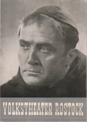 Volkstheater Rostock, Anselm Perten, Roma Rumland-Brunn: Programmheft Bernard Shaw DIE HEILIGE JOHANNA Spielzeit 1953 / 54 Nr. 10. 