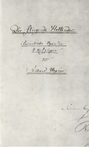 Städtische Theater Karl-Marx-Stadt, Gerhard Meyer, Werner P. Seiferth, Ilona Langer: Programmheft Richard Wagner DER FLIEGENDE HOLLÄNDER Premiere 24. März 1972 Spielzeit 1971 / 72. 