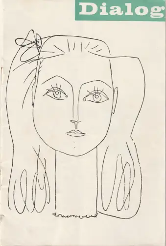 Volkstheater Rostock, Hanns Anselm Perten, Goetz Jaeger, Georg Hülsse: Programmheft Andre Birabeau ERSTE LIEBE Premiere 5. November 1959 Spielzeit 1959 / 60 Heft 12. 