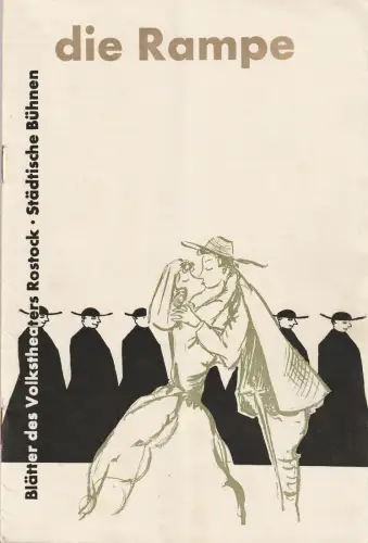 Volkstheater Rostock, Hanns Anselm Perten, Lothar Rückert: Programmheft Sergei Prokofjew DIE VERLOBUNG IM KLOSTER Premiere 26. April 1959 Spielzeit 1958 / 59. 