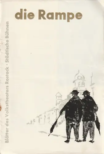 Volkstheater Rostock, Hanns Anselm Perten, Lothar Rückert, Goetz Jaeger, Georg Hülsse: Programmheft Uraufführung Herbert Kawan SENSATION IN LONDON 13. Dezember 1957 Spielzeit 1957 / 58 Heft 17. 