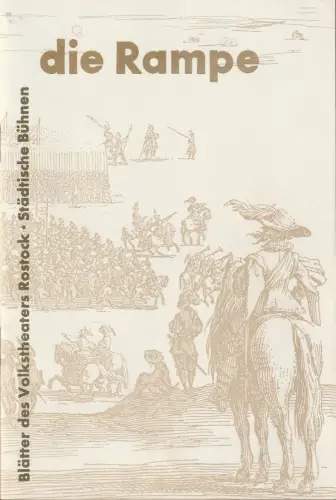 Volkstheater Rostock, Hanns Anselm Perten, Lothar Rückert, Bärbel Retemeyer, Georg Hülsse: Programmheft Friedrich Schiller WALLENSTEIN Spielzeit 1958 / 59 Heft 7. 