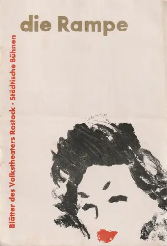 Volkstheater Rostock, Hanns Anselm Perten, Lothar Rückert, Bärbel Retemeyer, Georg Hülsse: Programmheft Jacques Offenbach PARISER PARFÜM Premiere 25. September 1957 Spielzeit 1957 / 58 Heft 10. 