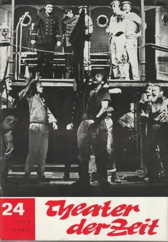 Horst Gebhardt, Martin Linzer, Hans-Gerald Otto, Ingrid Seyfarth: THEATER DER ZEIT Heft 24 / 1968 + Beilage 50. 