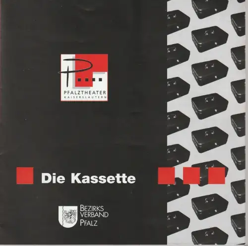 Pfalztheater Kaiserslautern, Johannes Reitmeister, Axel Gade, Isabelle Girard (Probenfotos ): Programmheft Carl Sternheim DIE KASSETTE Premiere 19. September 2004 Werkstattbühne Spielzeit 2004 / 2005 Heft 1. 