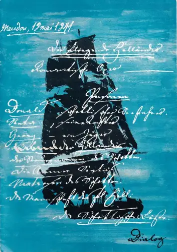 Volkstheater Rostock, Gerd Puls, Hans-Renatus Greulich, Georg Hülsse: Programmheft Richard Wagner DER FLIEGENDE HOLLÄNDER Premiere 2. September 1970 Spielzeit 1970 / 71. 