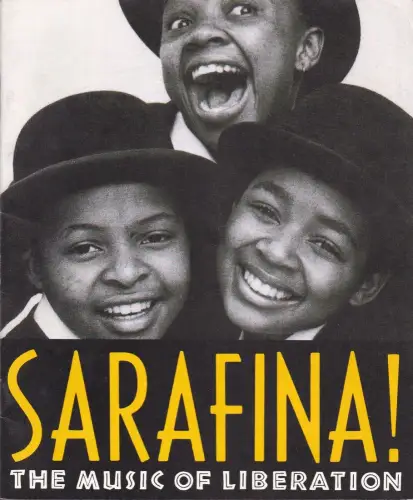Hebbel Theater Berlin: Programmheft Mbongeni Ngema SARAFINA The Music of Liberation Premiere 14. Dezember 1989. 