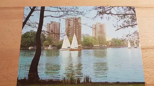 DDR Postkarte Potsdam Blick über die Havel zum Kiewitt
