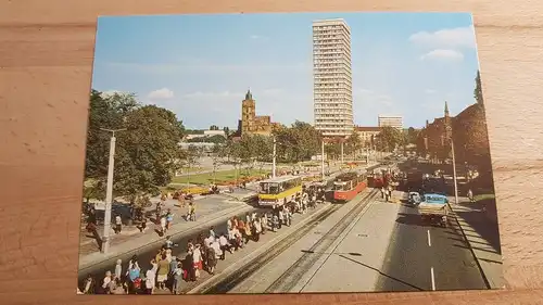 DDR Postkarte Frankfurt / Oder Wilh. Pieck Straße