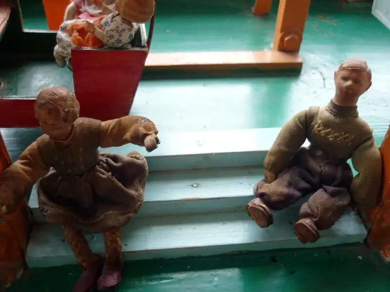 großes, antikes Riesenrad für Puppenstuben-Puppen, einmalige Dekoration für Schaufenster, Ausstellungen usw. 5