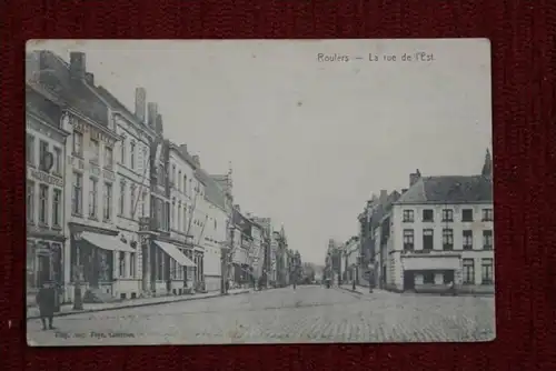 B 8800 ROESELARE, La rue de l´Est, deutsche Feldpost, 1915