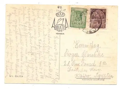 ITALIA, EGEO, Emission Generali, RODI, 6 & 8, MS CALITEA